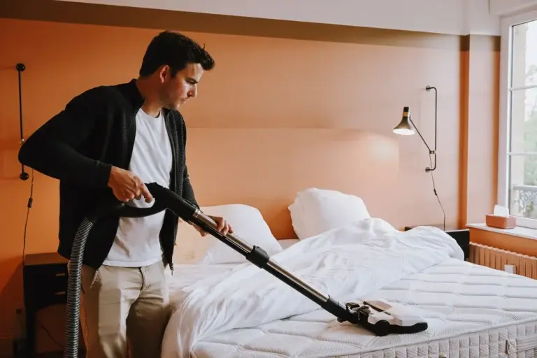 Nettoyage matelas contre acariens avec Vivenso Touch